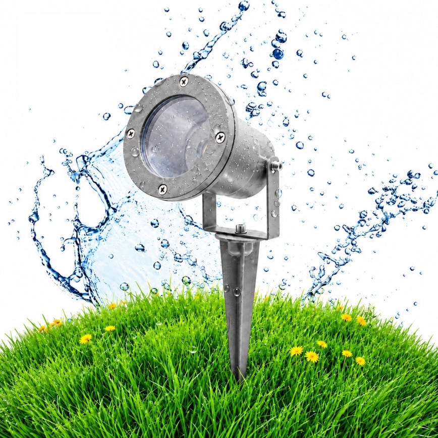 BRILAGI - Venkovní lampa TERRA 1xGU10/50W/230V IP65 šedá