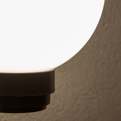 Brilagi - Venkovní nástěnné svítidlo se senzorem pohybu HARBOR 1xE27/40W/230V IP33 černá/bílá
