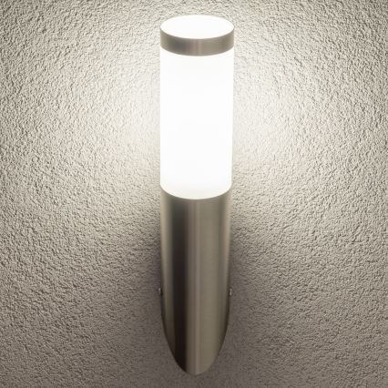 BRILAGI - Venkovní nástěnná lampa ELIA 1xE27/20W/230V IP44 matný chrom
