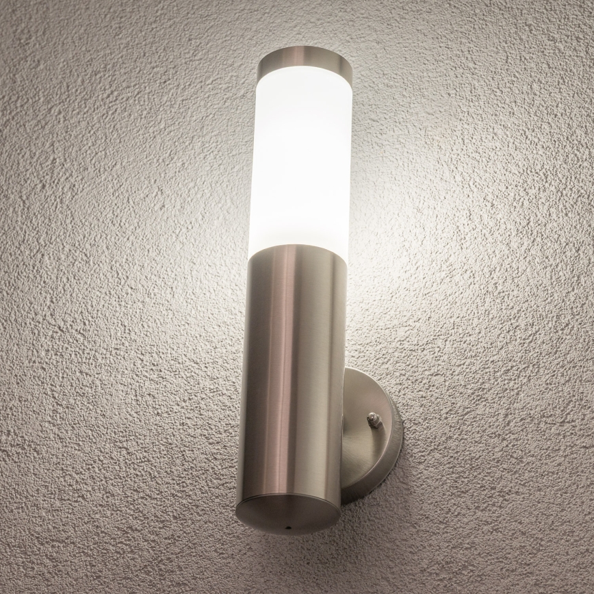 BRILAGI - Venkovní nástěnná lampa ELIA 1xE27/20W/230V IP44 matný chrom