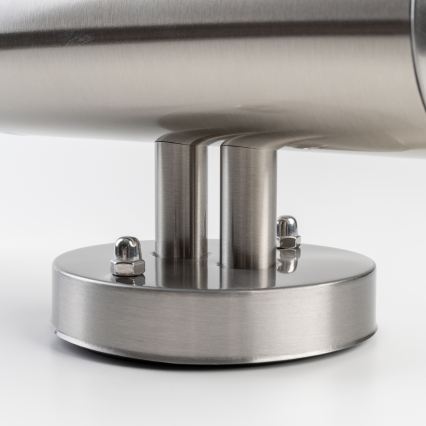 BRILAGI - Venkovní nástěnná lampa se senzorem ELIA 1xE27/20W/230V IP44 matný chrom