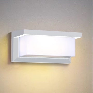 Brilagi - Venkovní nástěnné svítidlo BRICKY 1xE27/60W/230V bílá IP54