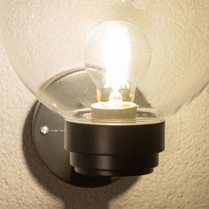 Brilagi - Venkovní nástěnné svítidlo HARBOR 1xE27/40W/230V IP33 antracit/čirá