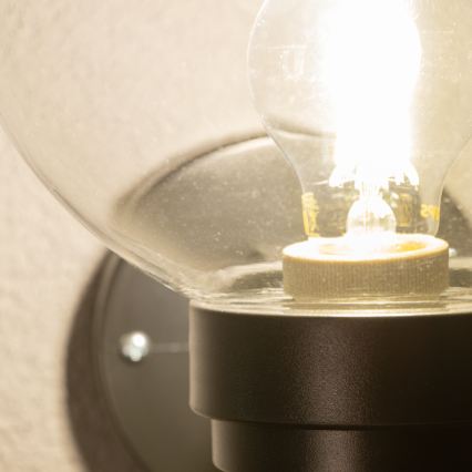 Brilagi - Venkovní nástěnné svítidlo HARBOR 1xE27/40W/230V IP33 antracit/čirá