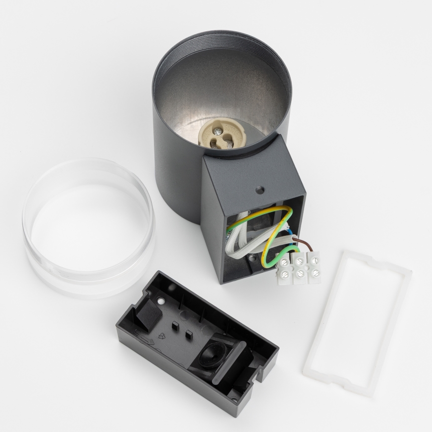 Brilagi - Venkovní nástěnné svítidlo MATERA 1xGU10/30W/230V antracit IP54