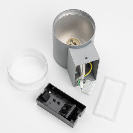 Brilagi - Venkovní nástěnné svítidlo MATERA 1xGU10/30W/230V šedá IP54