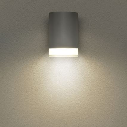Brilagi - Venkovní nástěnné svítidlo MATERA 1xGU10/30W/230V šedá IP54