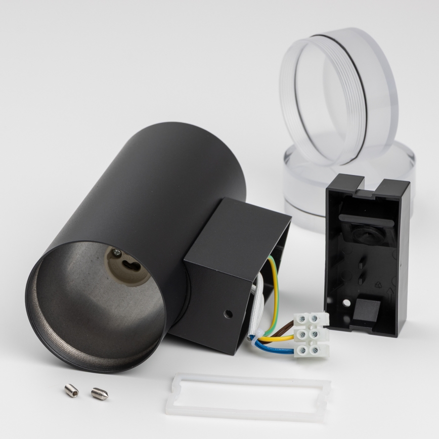 Brilagi - Venkovní nástěnné svítidlo MATERA 2xGU10/30W/230V černá IP54