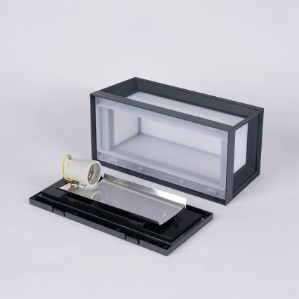 Brilagi - Venkovní nástěnné svítidlo PARKER 1xE27/60W/230V antracit IP44