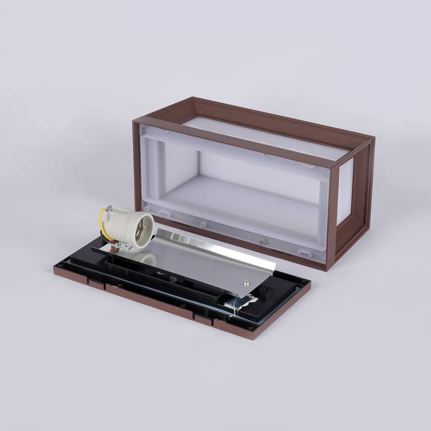 Brilagi - Venkovní nástěnné svítidlo PARKER 1xE27/60W/230V hnědá IP44