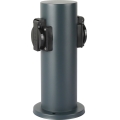 Brilagi - Venkovní zásuvkový sloupek PILLAR 2Z SCHUKO 230V IP44 antracit