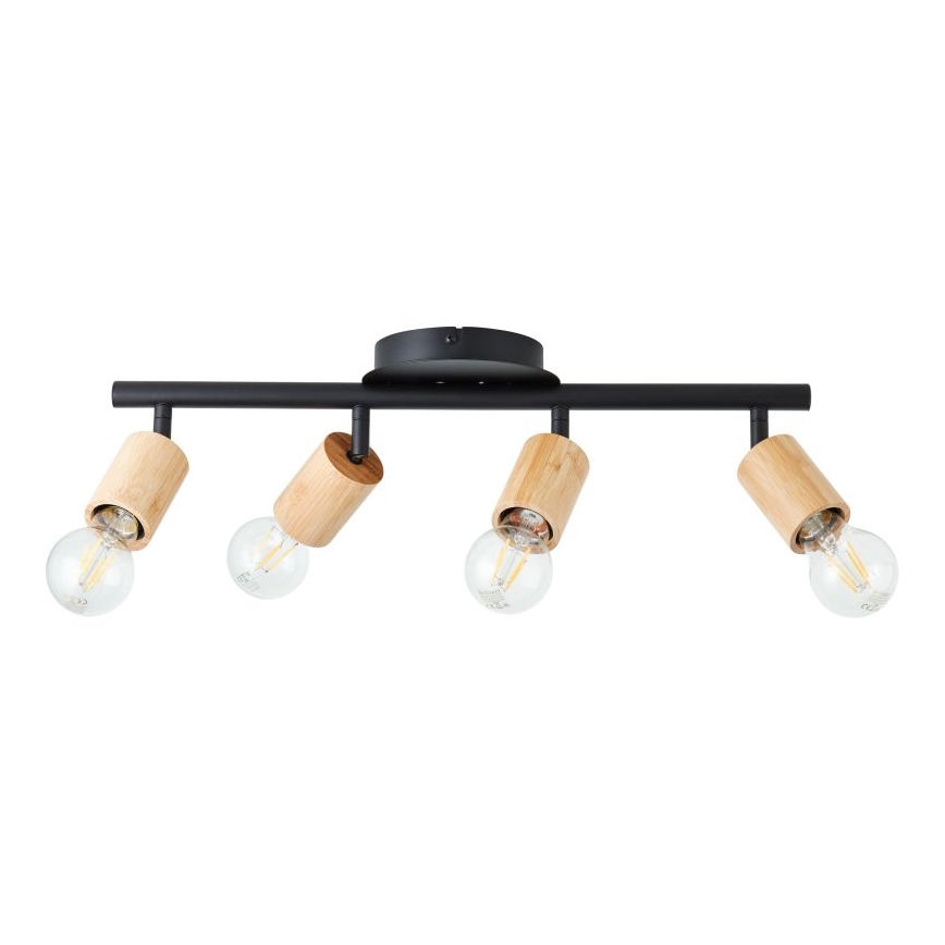 Brilliant - Bodové svítidlo 4xE27/28W/230V bambus