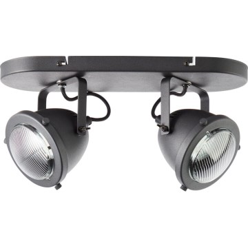 Brilliant - Bodové svítidlo CARMEN 2xGU10/5W/230V černá