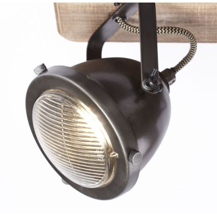 Brilliant - Bodové svítidlo CARMEN WOOD 4xGU10/5W/230V eukalyptus