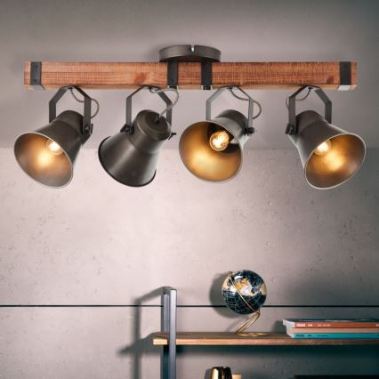 Brilliant - Bodové svítidlo DECCA 4xE27/10W/230V