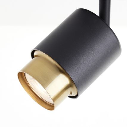 Brilliant - LED Bodové svítidlo COVELO 3xGU10/5W/230V černá/zlatá