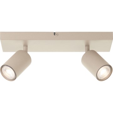 Brilliant - LED Bodové svítidlo JELLO 2xGU10/5W/230V béžová