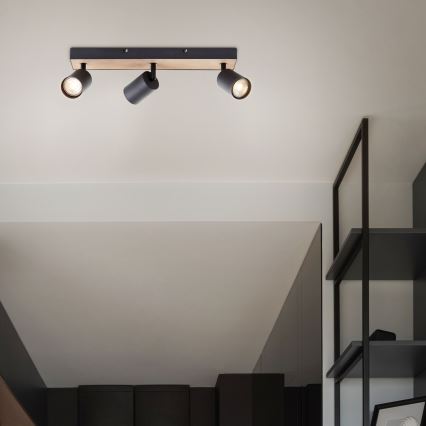 Brilliant - LED Bodové svítidlo JELLO 3xGU10/4,5W/230V borovice