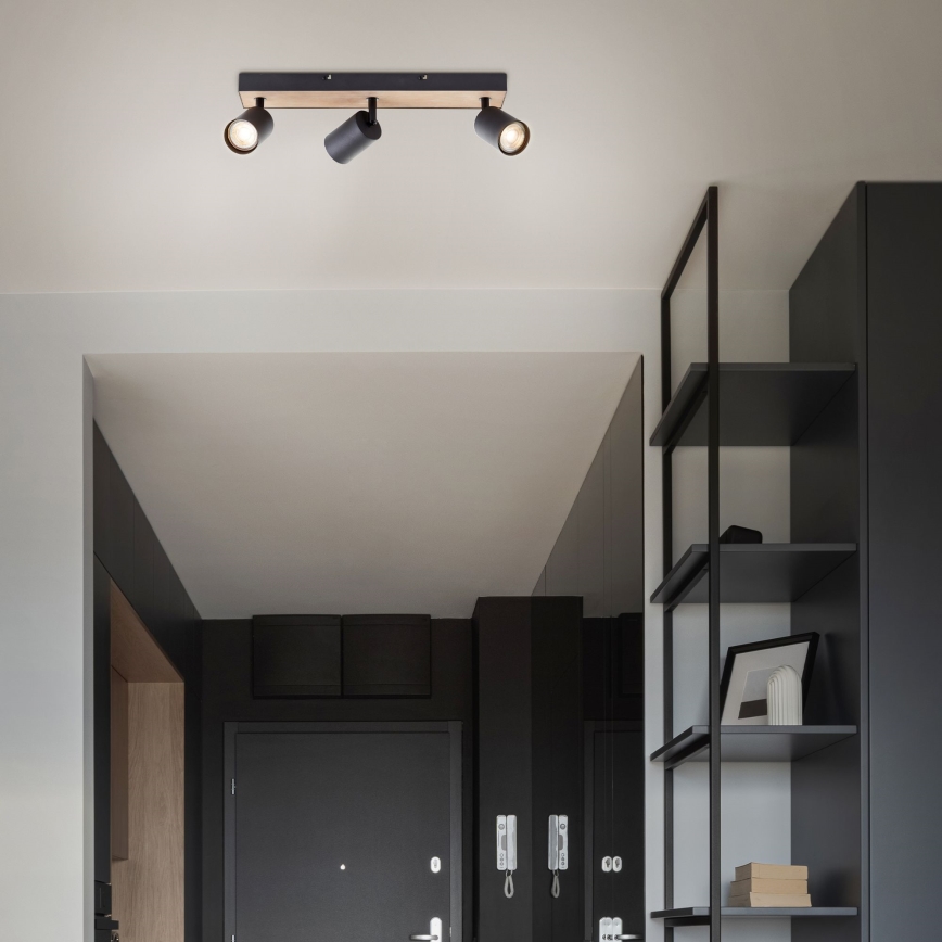 Brilliant - LED Bodové svítidlo JELLO 3xGU10/4,5W/230V borovice