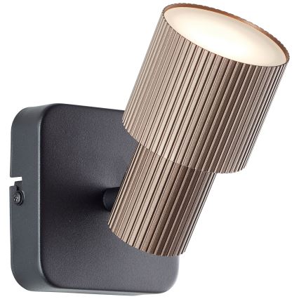 Brilliant - LED Nástěnné bodové svítidlo CADIZ 1xGU10/5W/230V bronzová