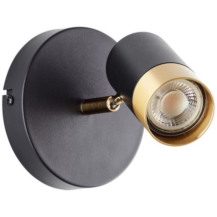 Brilliant - LED Nástěnné bodové svítidlo VIGOLO 1xGU10/5W/230V černá/zlatá