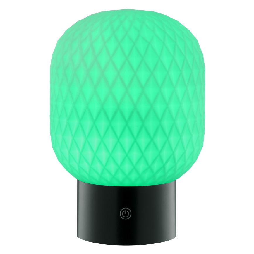 Brilliant - LED RGBW Stmívatelná nabíjecí dotyková venkovní stolní lampa SARASTRO LED/3W/5V 2700K 1800 mAh IP44 bílá