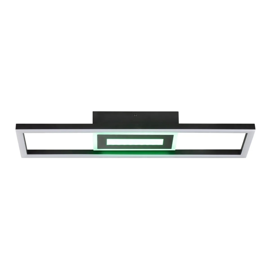 Brilliant - LED RGBW Stmívatelné stropní svítidlo BESSON LED/20W/230V 3000-6500K černá + dálkové ovládání
