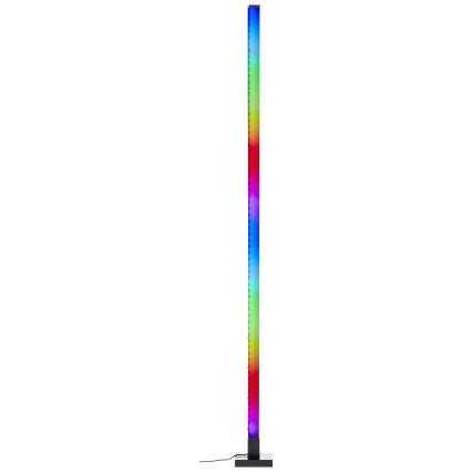 Brilliant - LED RGBW Stmívatelná stojací lampa NEELE LED/6,5W/230V černá + dálkové ovládání