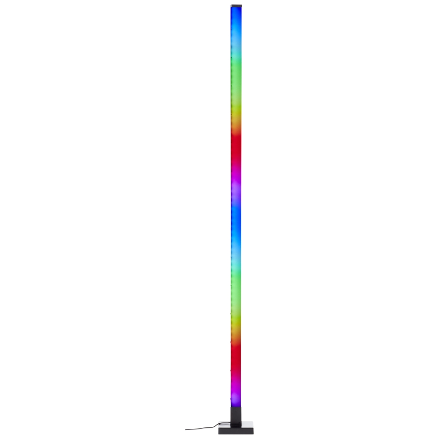 Brilliant - LED RGBW Stmívatelná stojací lampa NEELE LED/6,5W/230V černá + dálkové ovládání