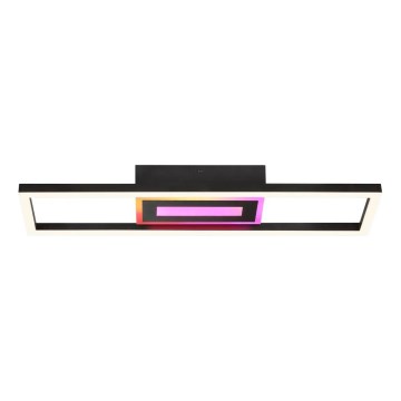 Brilliant - LED RGBW Stmívatelné stropní svítidlo BESSON LED/20W/230V 3000-6500K černá + dálkové ovládání