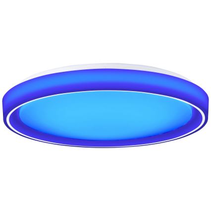 Brilliant - LED RGBW Stmívatelné stropní svítidlo FLOCO LED/34W/230V 3000-6500K pr. 49,5 cm bílá + dálkové ovládání