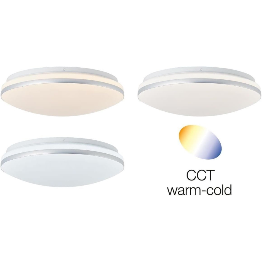 Brilliant - LED RGBW Stmívatelné stropní svítidlo MIDWAY LED/14W/230V 3100-6500K Wi-Fi Tuya + dálkové ovládání