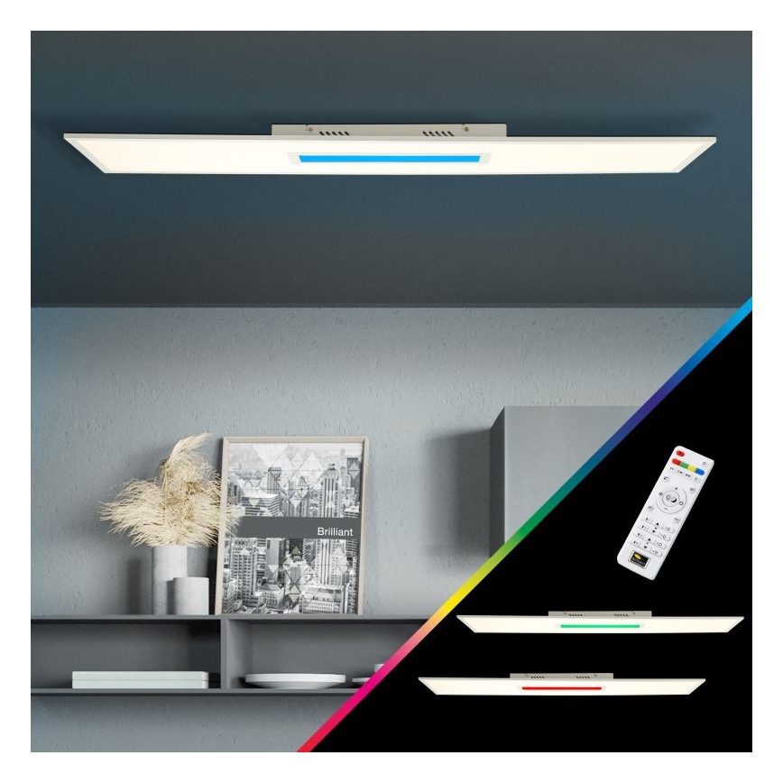 Brilliant - LED RGBW Stmívatelné stropní svítidlo ODELLA LED/37W/230V 2700-6500K + dálkové ovládání