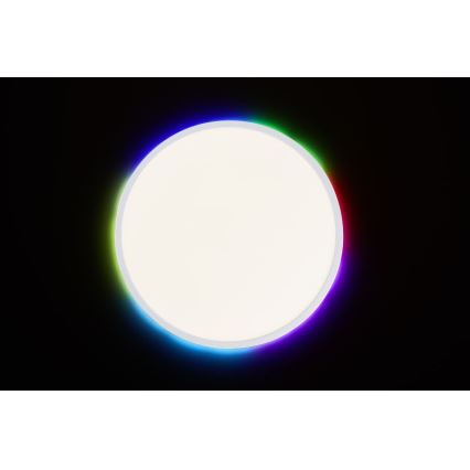 Brilliant - LED RGBW Stmívatelné stropní svítidlo SALTERY LED/22W/230V 3000-6500K + dálkové ovládání