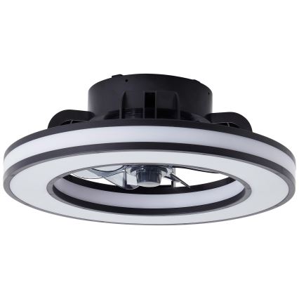 Brilliant - LED RGBW Stmívatelný stropní ventilátor MONDELLO LED/26W/230V 2700-6500K pr. 41 cm černá + dálkové ovládání