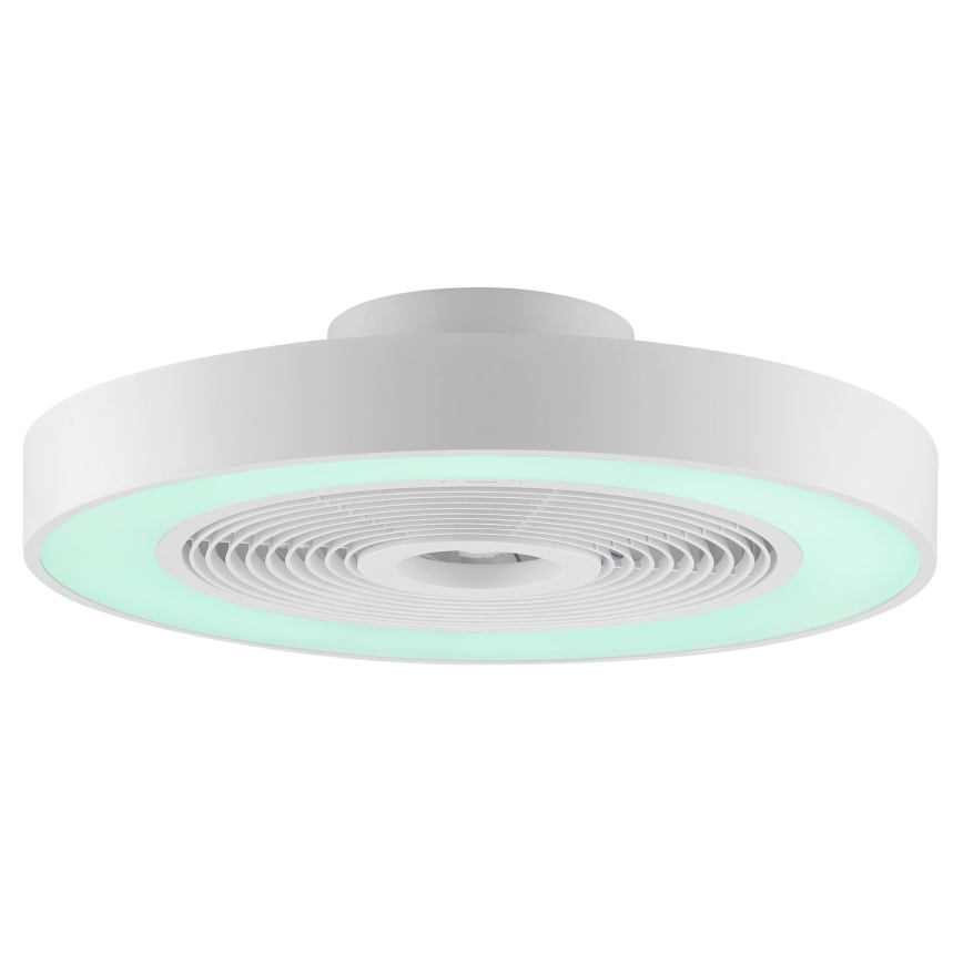 Brilliant - LED RGBW Stmívatelné stropní svítidlo s ventilátorem CATANIA LED/37W/230V 2700-6500K pr. 48,6 cm bílá + dálkové ovládání
