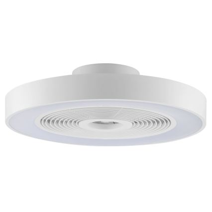 Brilliant - LED RGBW Stmívatelné stropní svítidlo s ventilátorem CATANIA LED/37W/230V 2700-6500K pr. 48,6 cm bílá + dálkové ovládání