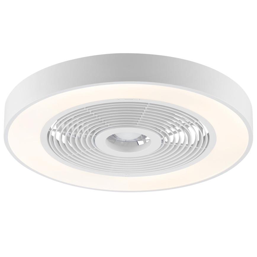 Brilliant - LED RGBW Stmívatelné stropní svítidlo s ventilátorem CATANIA LED/37W/230V 2700-6500K pr. 48,6 cm bílá + dálkové ovládání