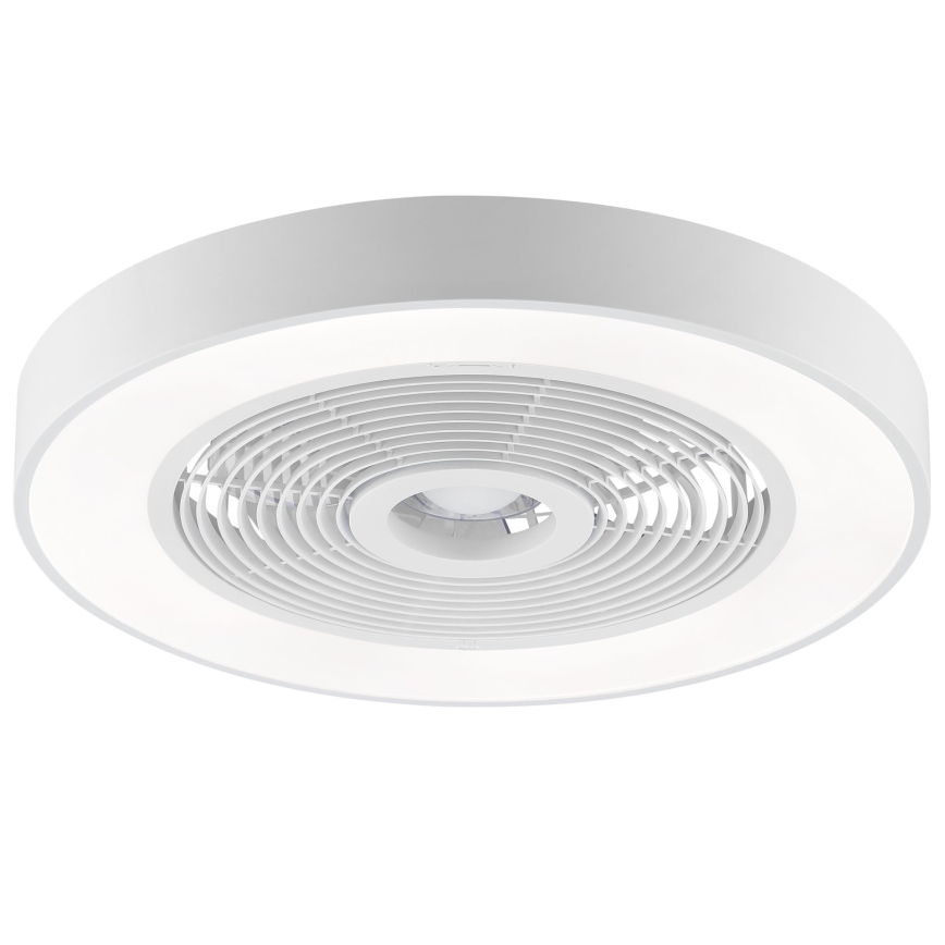 Brilliant - LED RGBW Stmívatelné stropní svítidlo s ventilátorem CATANIA LED/37W/230V 2700-6500K pr. 48,6 cm bílá + dálkové ovládání