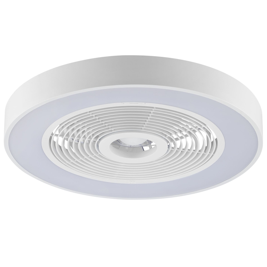 Brilliant - LED RGBW Stmívatelné stropní svítidlo s ventilátorem CATANIA LED/37W/230V 2700-6500K pr. 48,6 cm bílá + dálkové ovládání