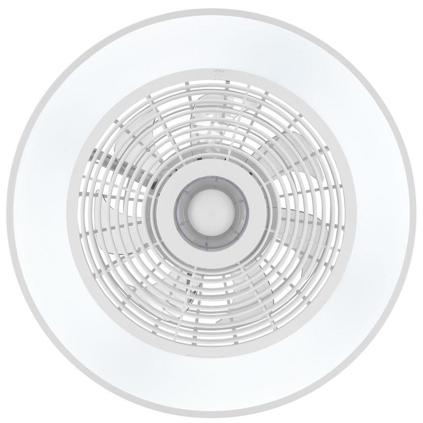 Brilliant - LED RGBW Stmívatelné stropní svítidlo s ventilátorem CATANIA LED/37W/230V 2700-6500K pr. 48,6 cm bílá + dálkové ovládání