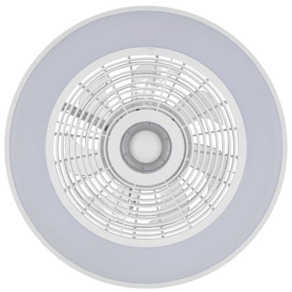 Brilliant - LED RGBW Stmívatelné stropní svítidlo s ventilátorem CATANIA LED/37W/230V 2700-6500K pr. 48,6 cm bílá + dálkové ovládání