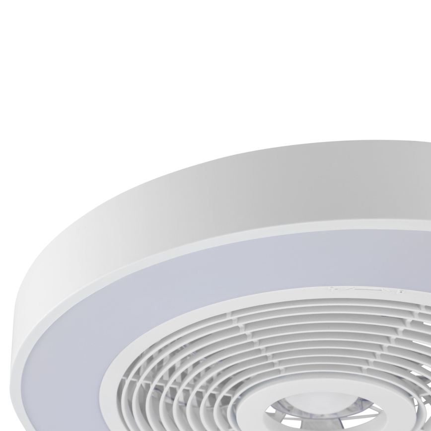 Brilliant - LED RGBW Stmívatelné stropní svítidlo s ventilátorem CATANIA LED/37W/230V 2700-6500K pr. 48,6 cm bílá + dálkové ovládání
