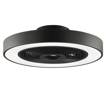 Brilliant - LED RGBW Stmívatelné stropní svítidlo s ventilátorem CATANIA LED/37W/230V 2700-6500K pr. 48,6 cm černá + dálkové ovládání