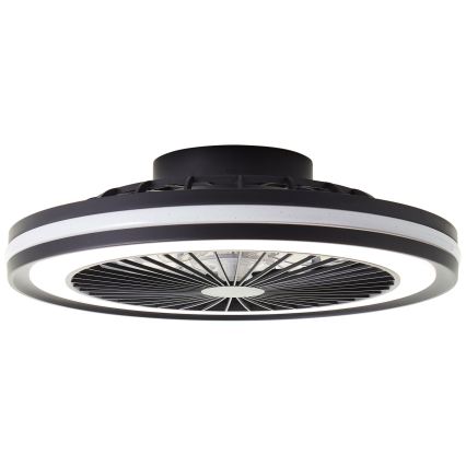 Brilliant - LED RGBW Stmívatelné stropní svítidlo s ventilátorem PALMERO LED/40W/230V 2700-6500K pr. 46,6 cm béžová + dálkové ovládání