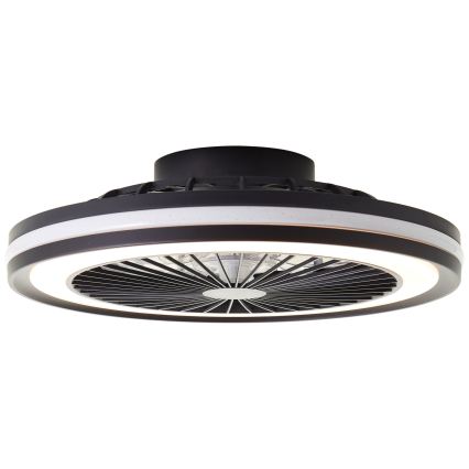 Brilliant - LED RGBW Stmívatelné stropní svítidlo s ventilátorem PALMERO LED/40W/230V 2700-6500K pr. 46,6 cm béžová + dálkové ovládání