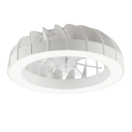 Brilliant - LED RGBW Stmívatelný stropní ventilátor se světlem FANORA LED/30W/230V 2700-6500K pr. 46 cm bílá + dálkové ovládání