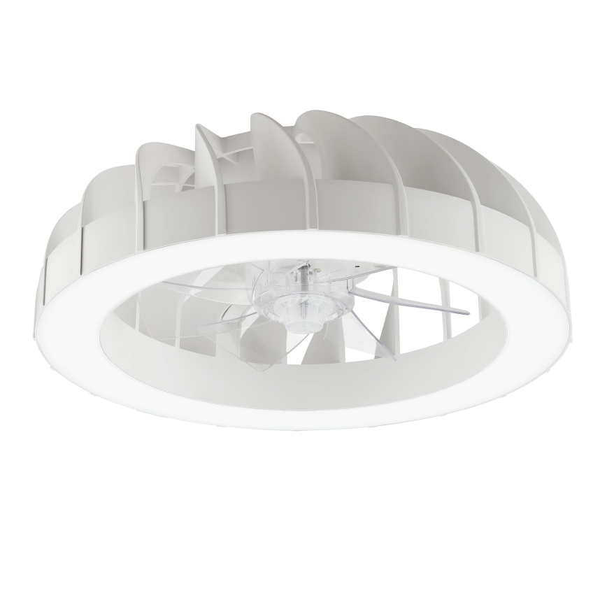 Brilliant - LED RGBW Stmívatelný stropní ventilátor se světlem FANORA LED/30W/230V 2700-6500K pr. 46 cm bílá + dálkové ovládání