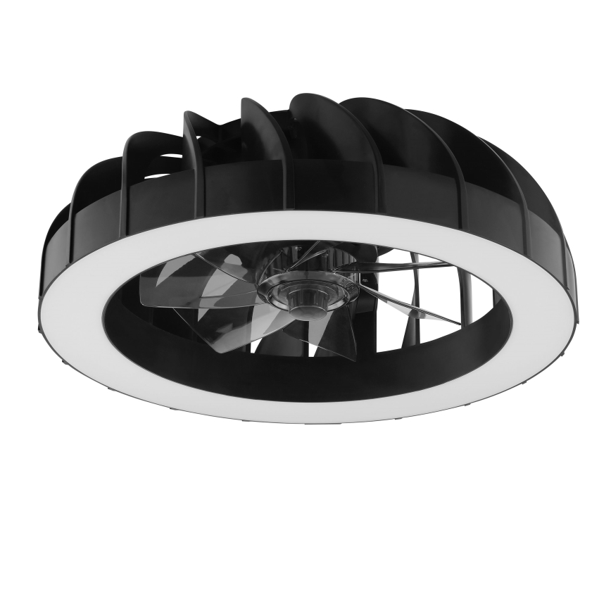 Brilliant - LED RGBW Stmívatelný stropní ventilátor se světlem FANORA LED/30W/230V 2700-6500K pr. 46 cm černá + dálkové ovládání