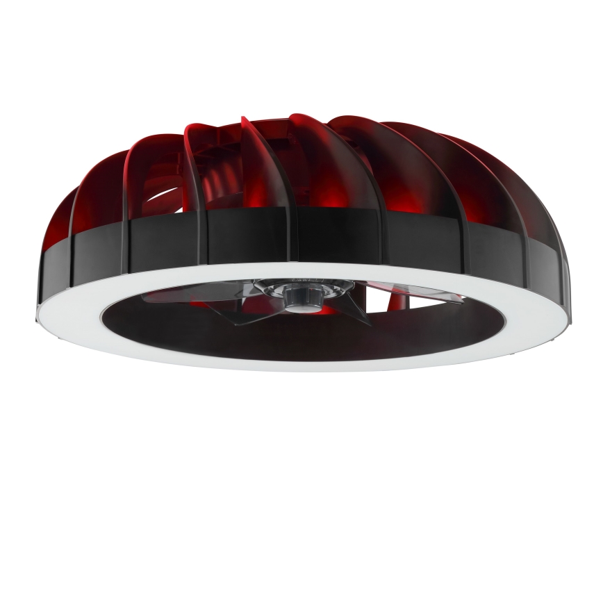 Brilliant - LED RGBW Stmívatelný stropní ventilátor se světlem FANORA LED/30W/230V 2700-6500K pr. 46 cm černá + dálkové ovládání